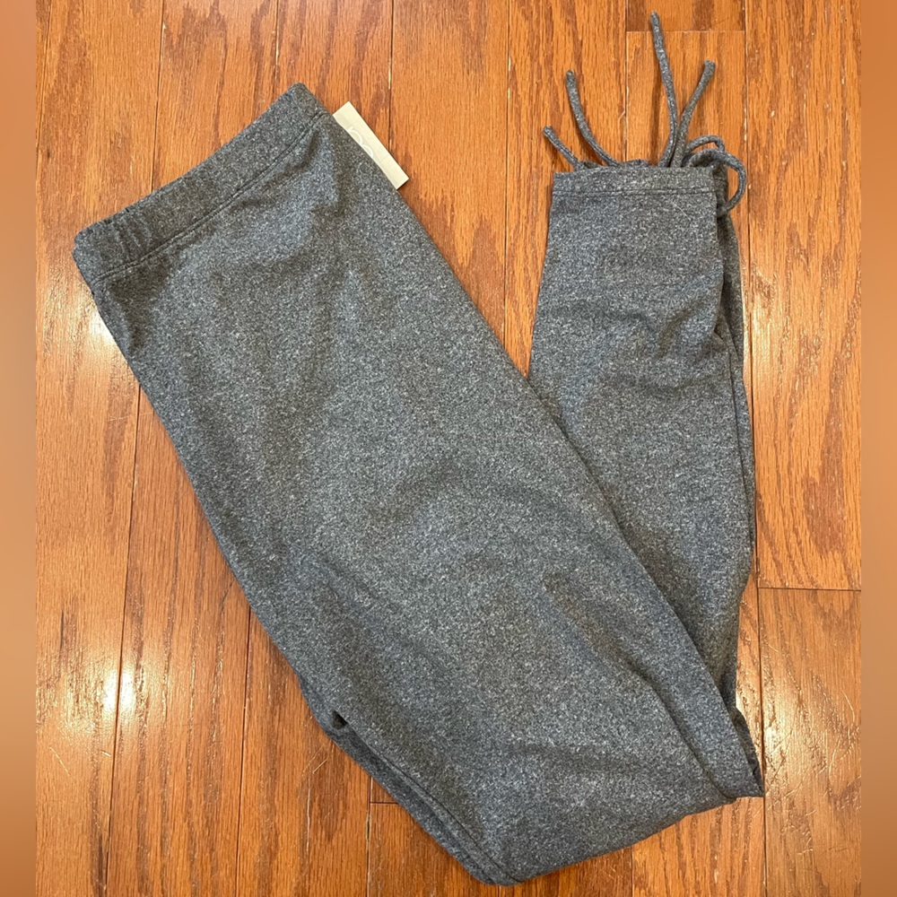 Maurices High Waisted Criss-Cross Gray Leggings